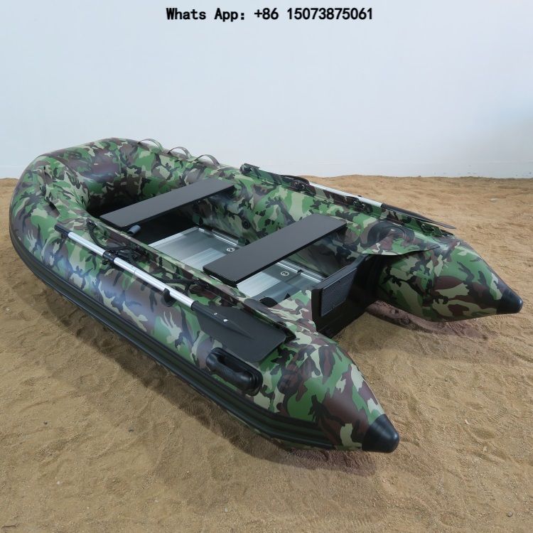 Inflatable Boat 4 Person - Barco insuflável de alumínio com fundo