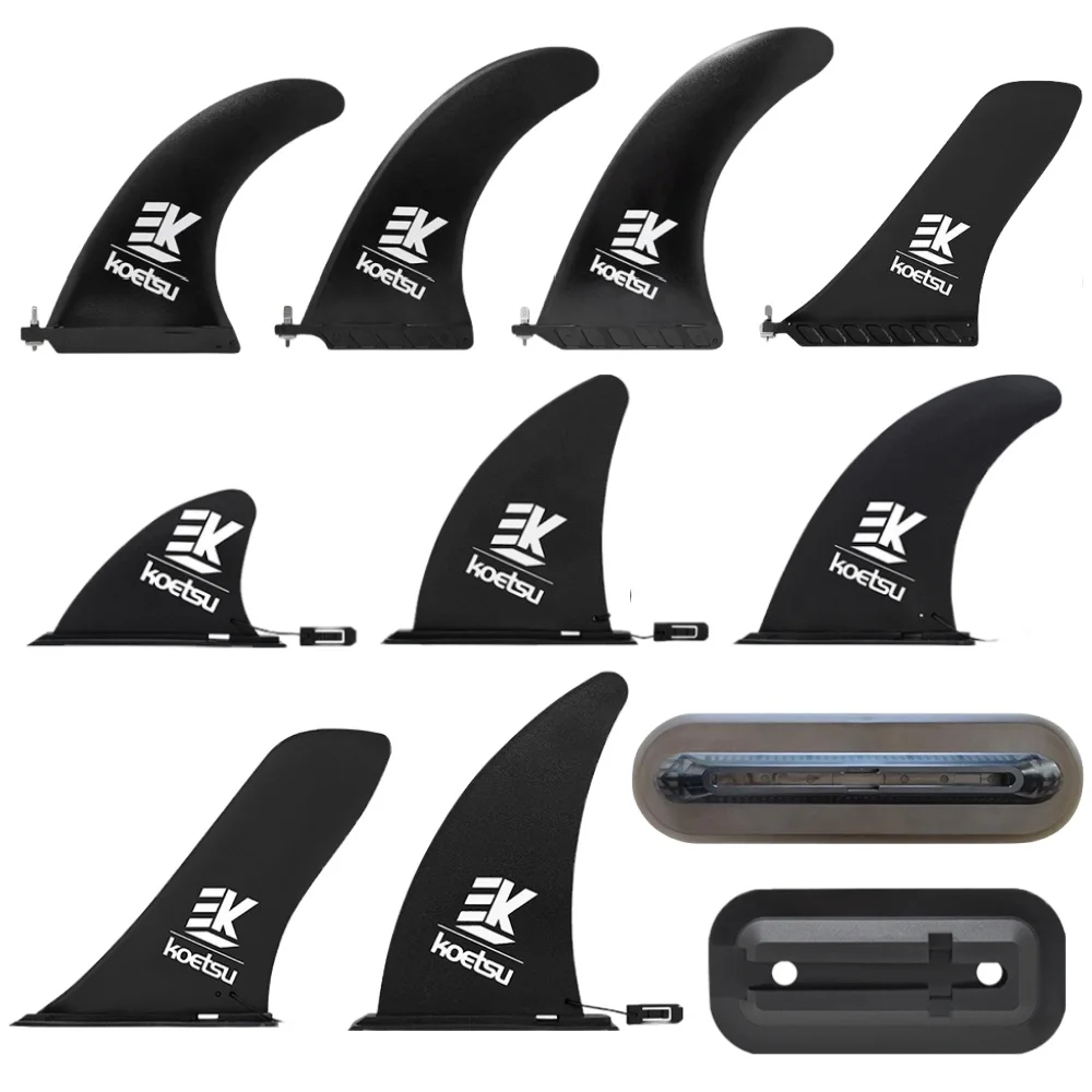 Sup Paddle Carbon Fiber - KOETSU-Prancha destacável Tail Fin, Quick Release
