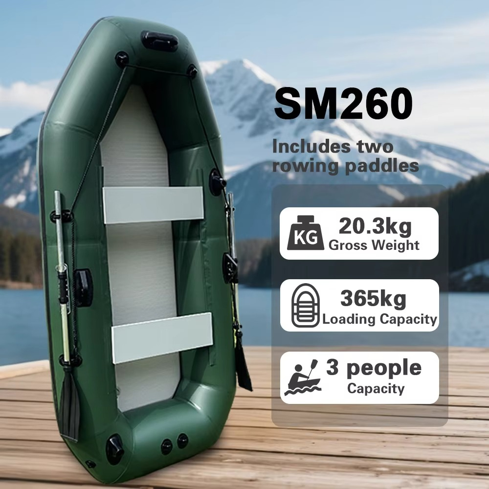 Inflatable Kayak 3 Person - Kayak de remo para 3 pessoas,