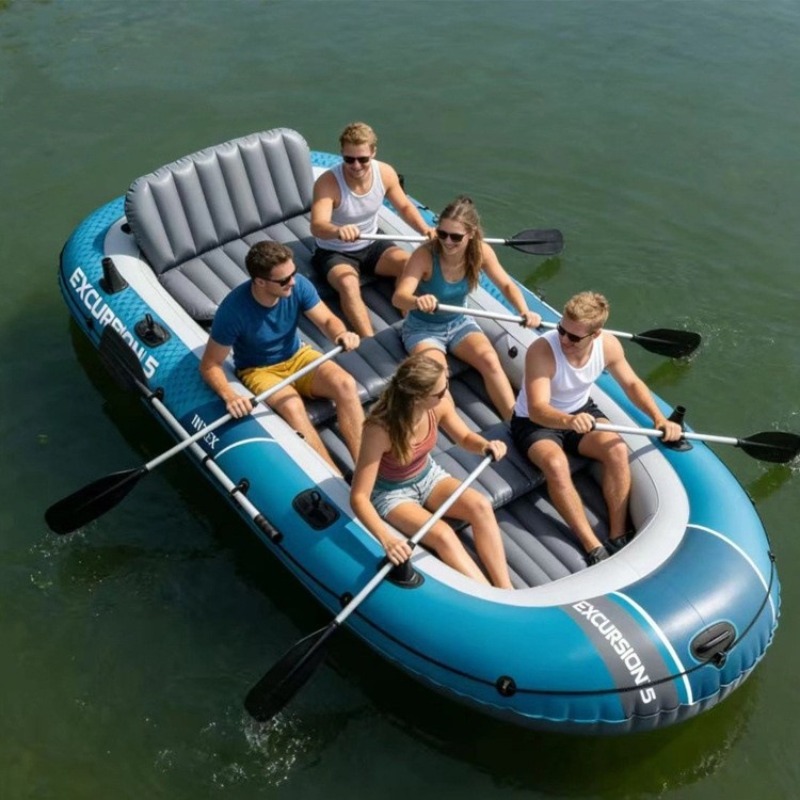 Caiaque Inflável Reforçado par - Inflatable Boat 4 Person avaliação e preço