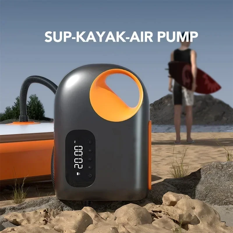 20 psi bomba de ar portátil in - Paddle Board Electric Pump 20Psi avaliação e preço