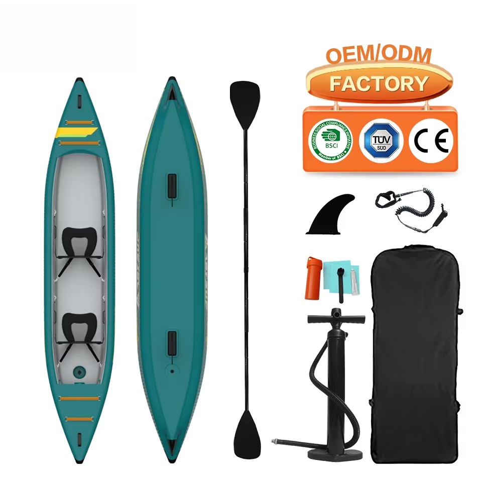 Caiaque pesca inflável 2 pesso - Inflatable Kayak 3 Person avaliação e preço