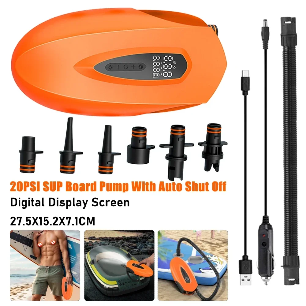 Bomba Elétrica de 20PSI para P - Paddle Board Electric Pump 20Psi avaliação e preço