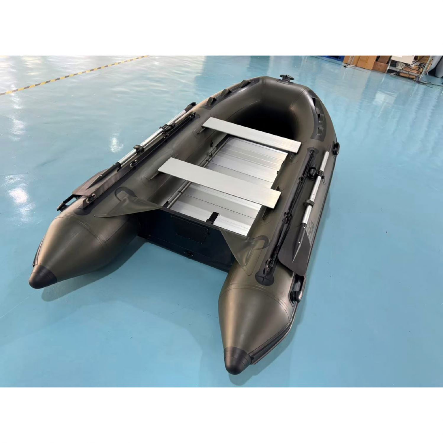Barco Inflável de PVC com Fund - Inflatable Boat 4 Person avaliação e preço