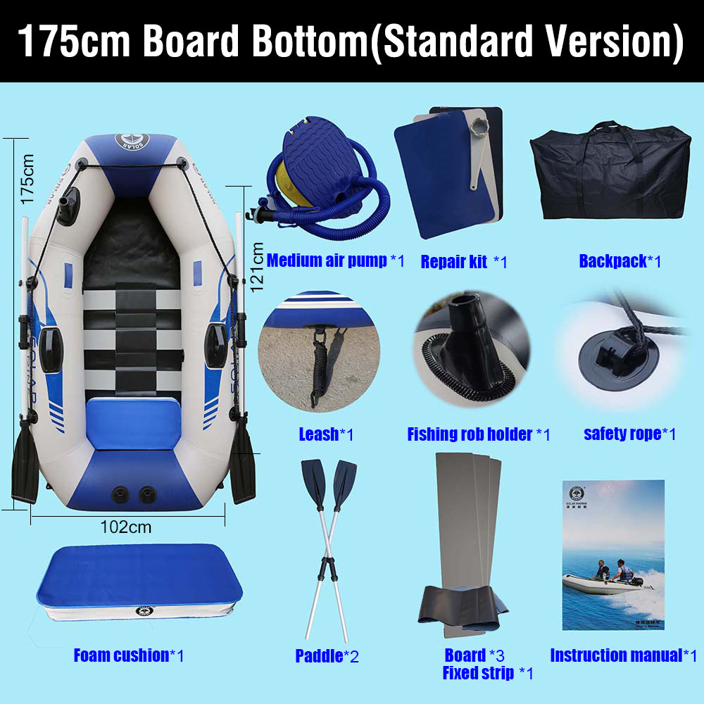 Barcos de remo infláveis marin - Inflatable Boat 4 Person avaliação e preço
