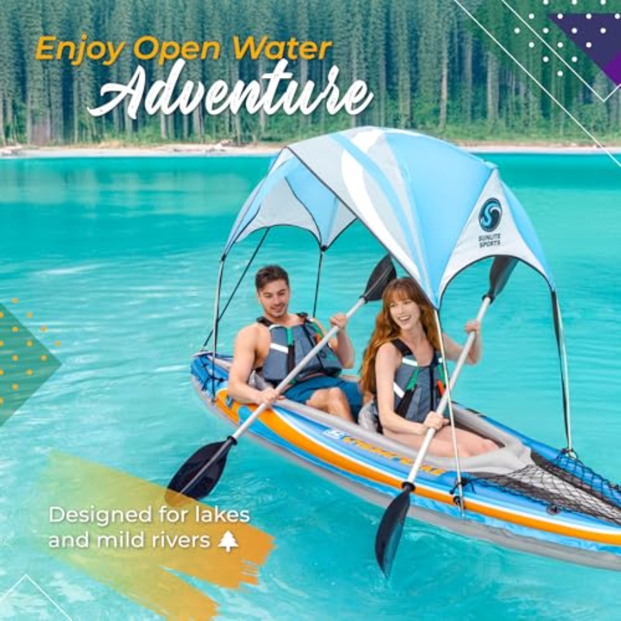 Caiaque inflável para 2 pessoa - Kayak Inflatable 2 Person avaliação e preço